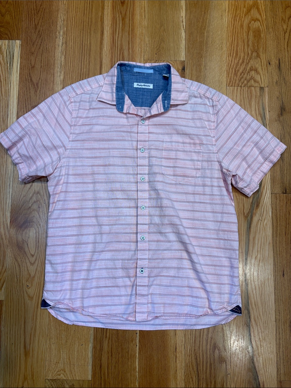 Tommy Bahama Desert Breeze Stripe Camp Shirt, Men’s Size Large